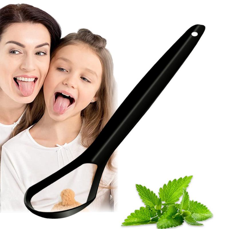 Grattoir à langue Double face en acier inoxydable, nettoyeur de langue buccale, brosse de nettoyage, brosse à dents enduite, outils de soins d'hygiène buccale