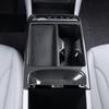 For Hyundai Tucson 2025 2026 Car Centre Console Trim Frame Central Gear Shift Protective Cover Carbon Fiber ABS Material LHD RHD