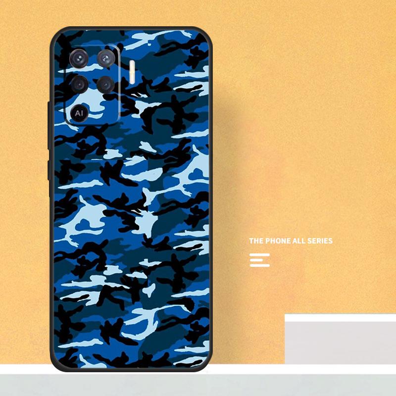 

Camouflage Camo Case For Oppo A80 A60 A40 A6 A5 Pro A15 A16 A17 A57 A94 A74 A54 A76 A96 A18 A38 A58 A78 A98 OPPO A15