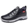Middle Aged and Elderly Men's Winter Thick Warm Sports Shoes Non Slip Waterproof Fleece Lined Slip On Dad Shoes