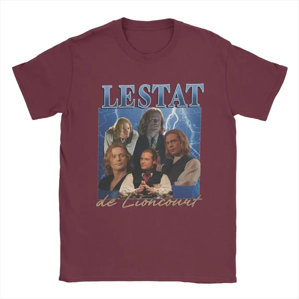 Herren Damen Lestat De Lioncourt Interview mit dem Vampir Grafik-Shirts Outfit Lustig Reine Baumwolle T-Shirts Top T-Shirt Kleidung