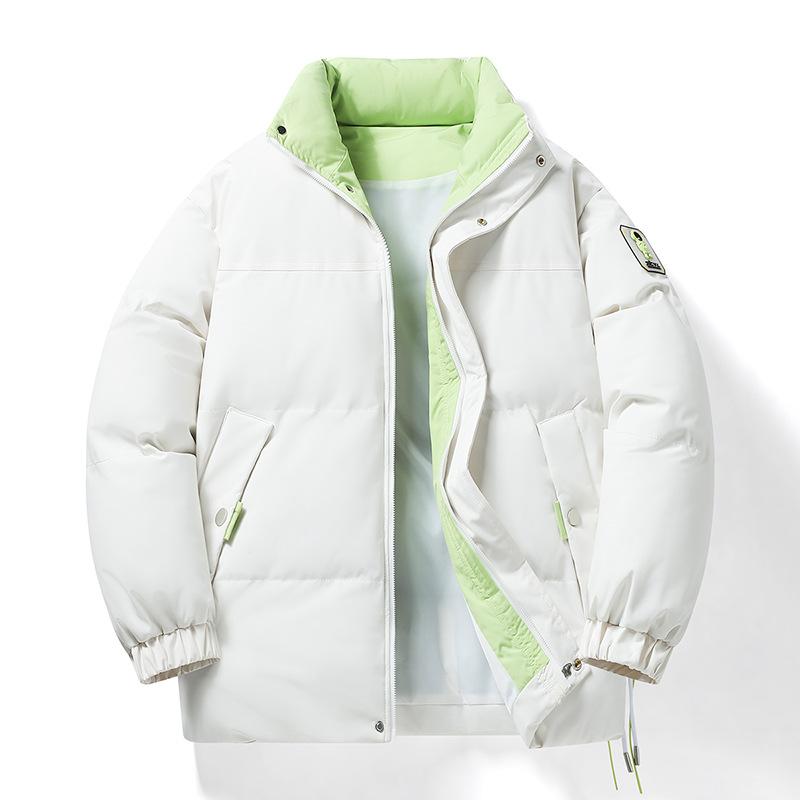 

Хлопковое пальто Explosion, мужское пальто на осень и зиму, плюс кашемировое брендовое пальто для пары, толстое зимнее пальто с хлопковой подкладкой L белый