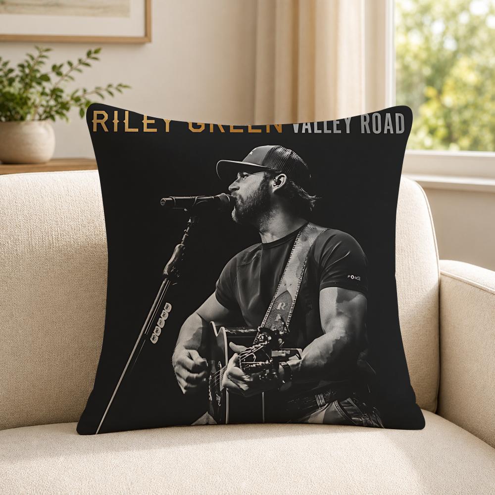 Singer RRiley GGreen Cushion Cover Soft Short Plush SkinFriendly Cushion Case for MultiScene Use