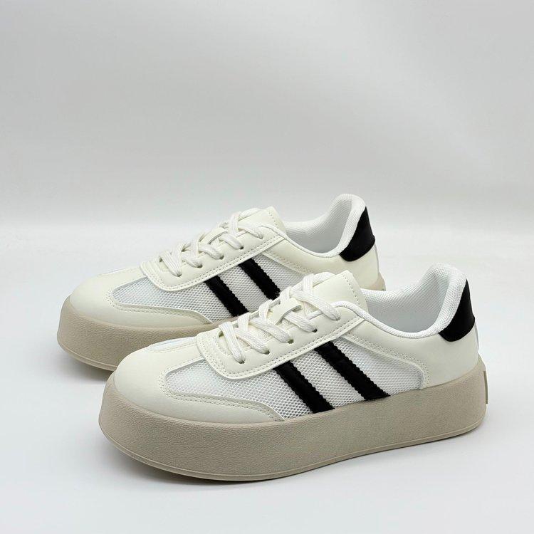 Summer popular mesh German training shoes women's 2025 new muffin platform white shoes classic sports shoes casual board shoes