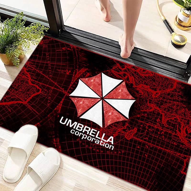 Sci-Fi game Resident Evil, Umbrella Corporation, soft carpet, home living room, office chair pad, door mat, door mat carpet U5