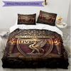3pcs Duvet Cover Set (1*Duvet Cover + 2*Pillowcase, Without Core), Liverpool Football Club Print Soft All‑Season Bedding Set, Home Bedroom Decor Gift