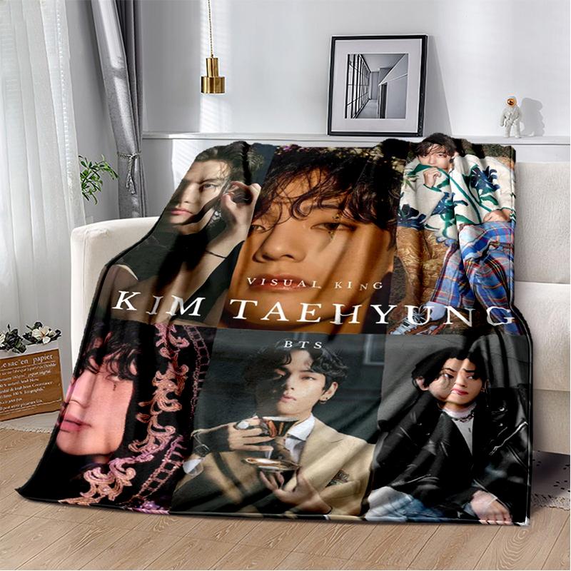 29 Style New Kpop Kim Tae Hyung V Min Yoon Gi,SUGA,Agust D Blanket,Soft Throw Blanket for Home Bedroom Bed Sofa Travel Cover Kid