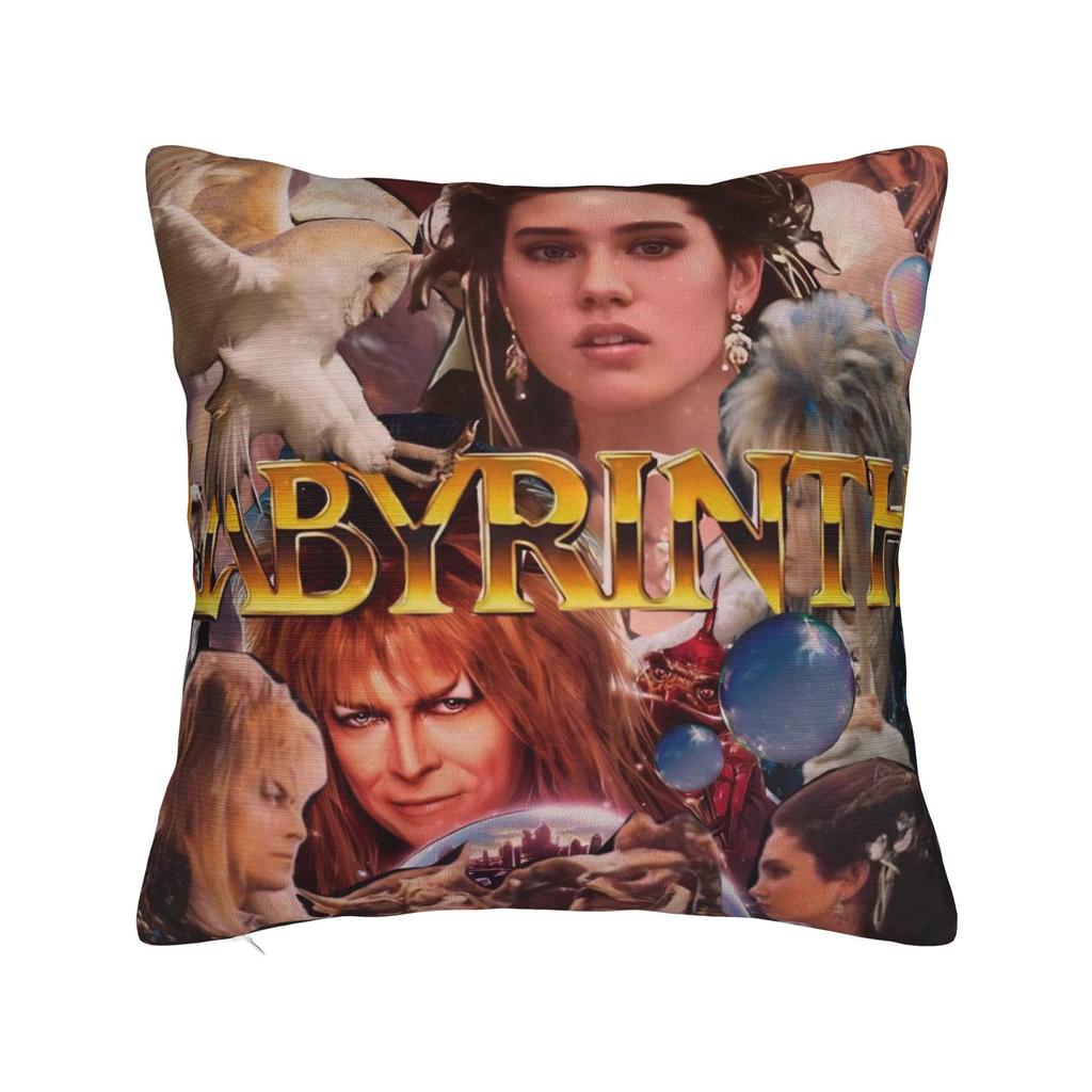 Decorative Pillow Covers Labyrinth Movie Merch Home Throw Pillow Case Cover Zippered Multi Size