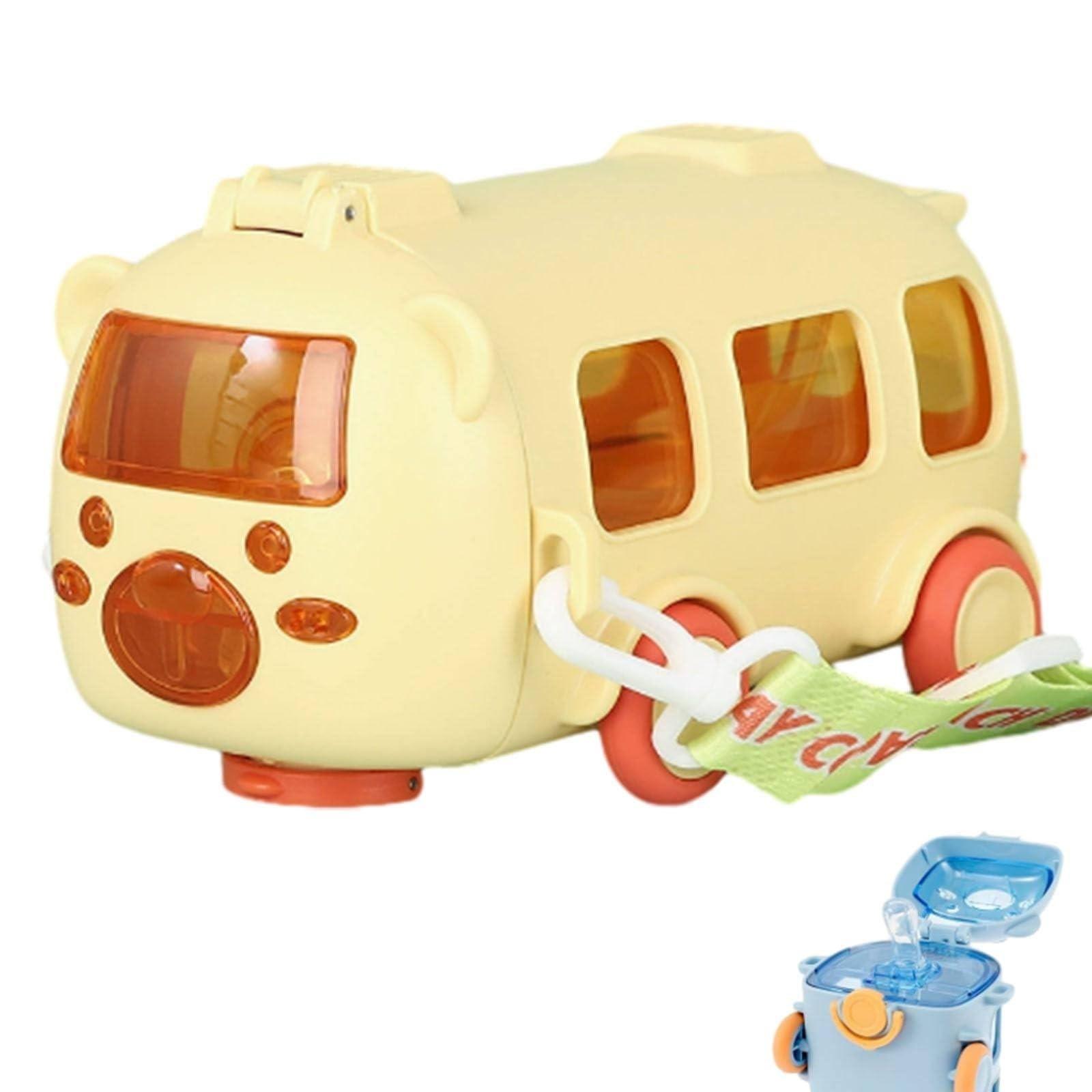 

Portable water cup in the shape of a bus One Size жовтий