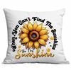 Retro Sunflower Sun Pillow Case Home Sofa Cushion Pillow Case