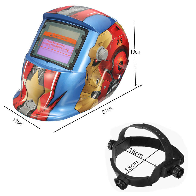 Lincoln Electric K3255-4 Viking 3350 Auto Darkening Welding Helmet, Polar Arc - View #11