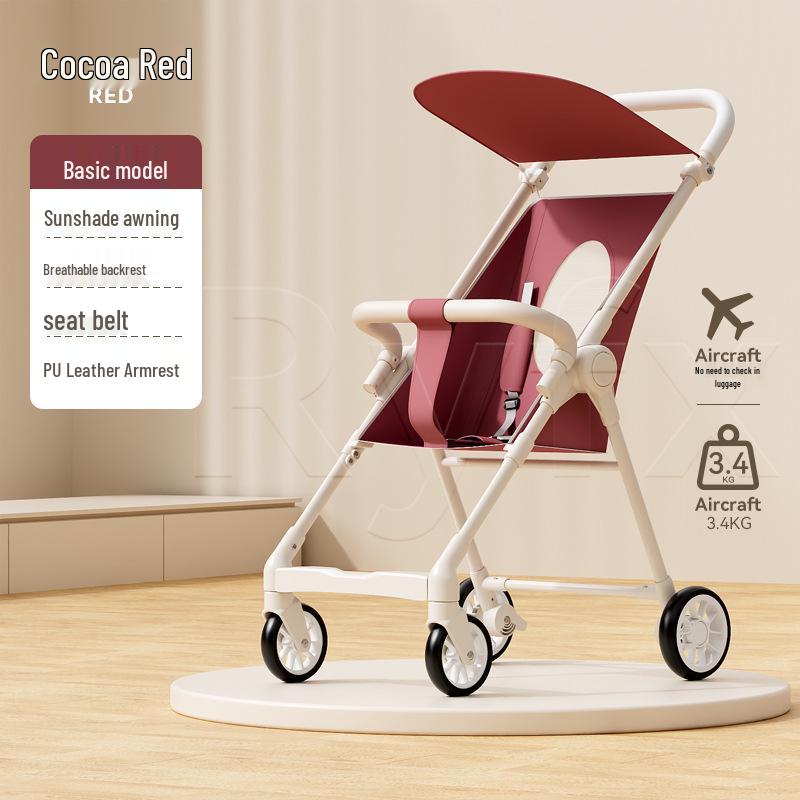 Compact Folding Baby Stroller: Lightweight, Travel-Friendly & Airline Approved