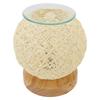 Verstellbare Rattan-Tischlampe Dimmbar Geflochtene Aromatherapie-Lampe Nachtlicht für Wohnzimmer Schlafzimmer Studentenwohnheim Dekoration