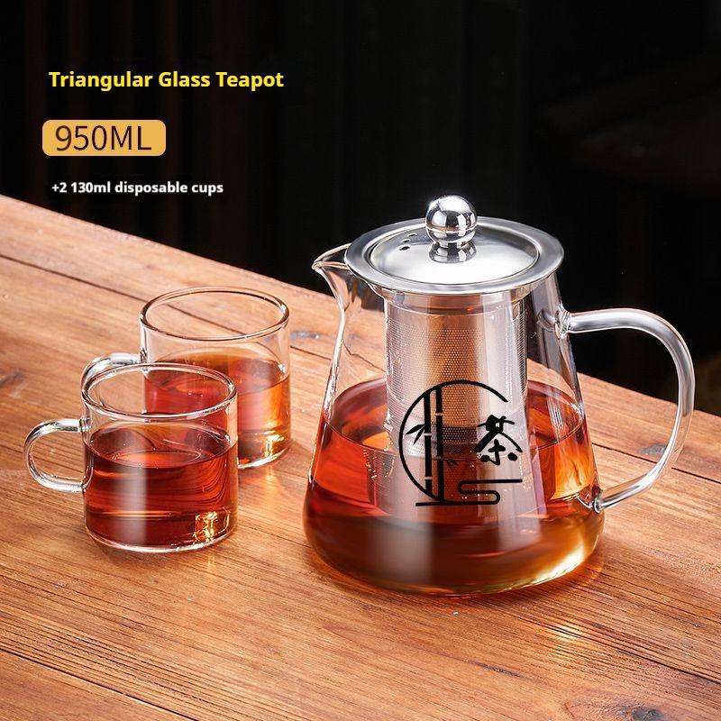 Gianxi Glass Tea Set Set With High Temperature Resistance New Type Of Boiling Tea Pot Electric Ceramic Stove With Glass Kettle