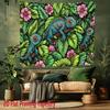 Tropical chameleon jungle Digital printing polyester wall tapestry suitable for use in living rooms bedrooms offices bars party