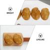Amosfun 9cm Fake Potato Realistic Fake Lightweight Styrofoam Perfect for Photo Store Kitchen Pretend and Harvest Model, Potato, Model, Shoots,