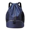 Large Capacity Oxford Cloth Sports Backpack with Wet/Dry Separation and Drawstring, Unisex for Swimming and Basketball