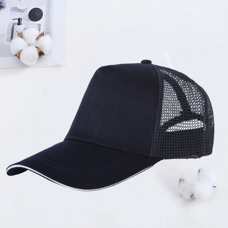 Volunteer Summer Breathable Baseball Mesh Cap Printing Travel Sun Hat Small Batch