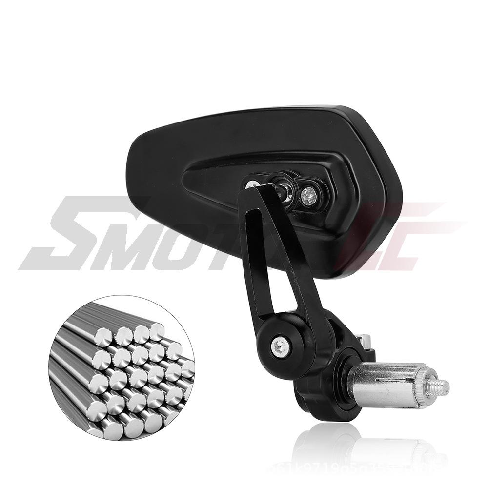 Motorcycle Modified Handlebar Mirror Handbar Reversing Mirror Street Bike Racing Handlebar Retro Rearview Mirror