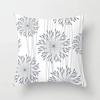 European Gray Pillowcase Geometric Pillow Cover Sofa Cushion Cover Garden Throw Pillows Hotel Outdoor Cushions Car Chair ,(7)