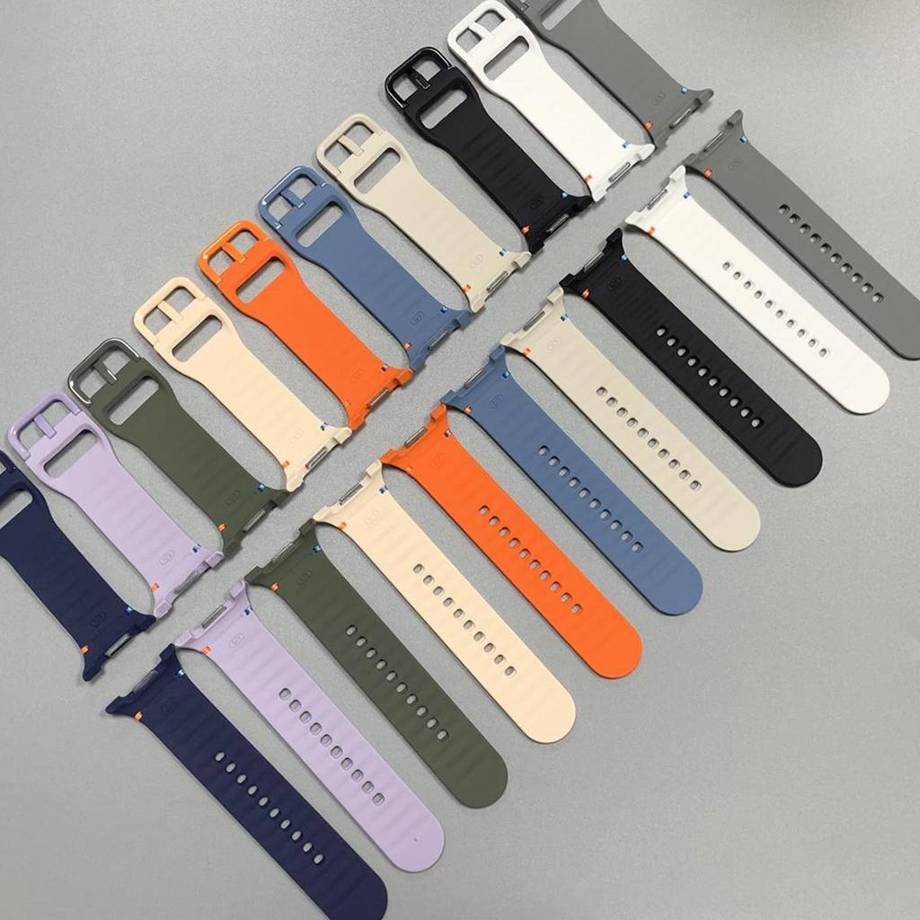Official Silicone Strap for Samsung Galaxy Watch 8 44mm 40mm/8 Classic 46mm Band Breathable Wristband Sport Bracelet Accessories