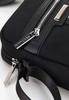 Wittchen Heren Messenger Bag Met Decoratieve Lint, Zwart, Zwart Polyester