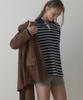 HAINT 3- Button Basic Fake Suede Jacket_Brown