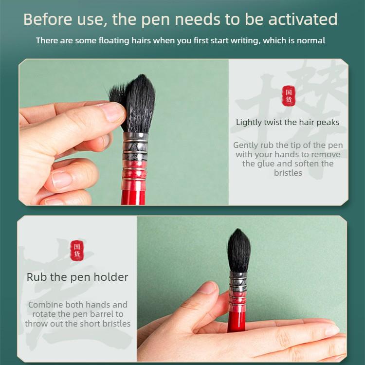 Squirrel Hair Round Head Pointed Mop Brush Watercolor Paint Brushes Gouache Brush Pen Art Hook Line Pen For School Art Supplies