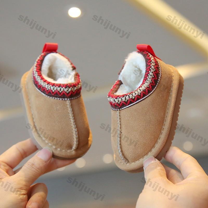 

Baby Warm Casual Flat Low Top Snow Boots 2025 Winter Fashion Childrens Concise Soft Soled Comfortable Non Slip Cotton Shoes 21 верблюд