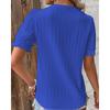2 summer new vacation fashion hollow short-sleeved women's shirt