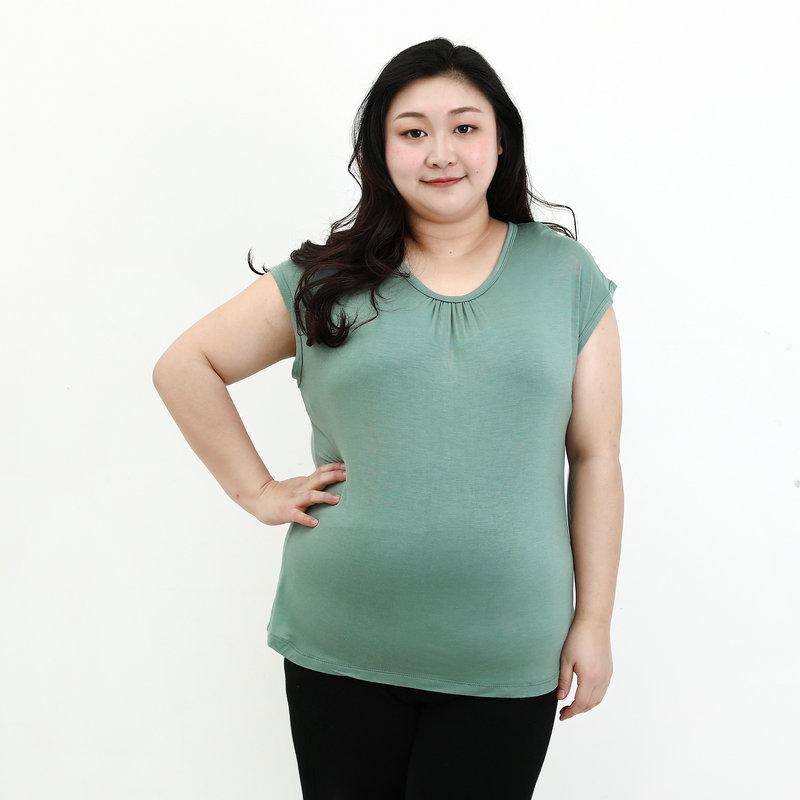 Women's Large Size Loose Modal Sleeveless Top for Spring/Summer