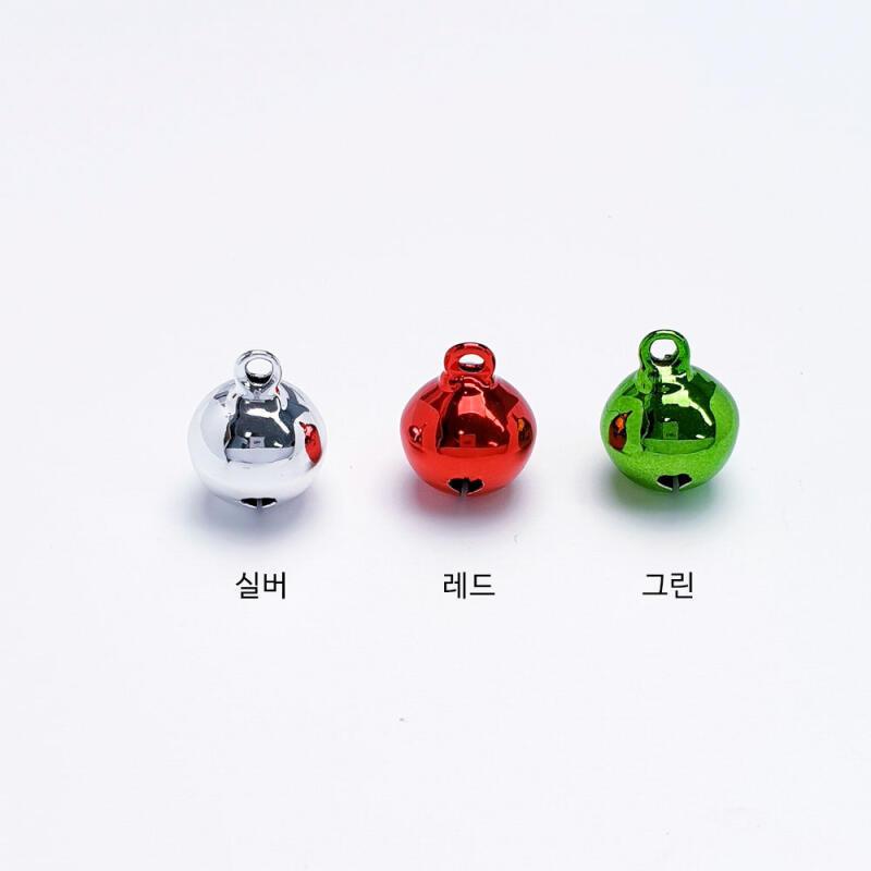 Metal Christmas Color Drop Pendant Pet Bell Keychain Material