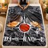 Flannel BlanketDeath Note Warm Soft Throw Blanket for Indoor Sofa Bed Living Room Use
