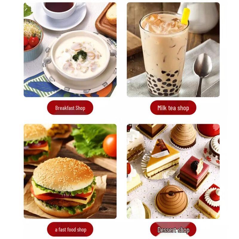 Disposable Plastic Milk Tea Cup Carrier Bags