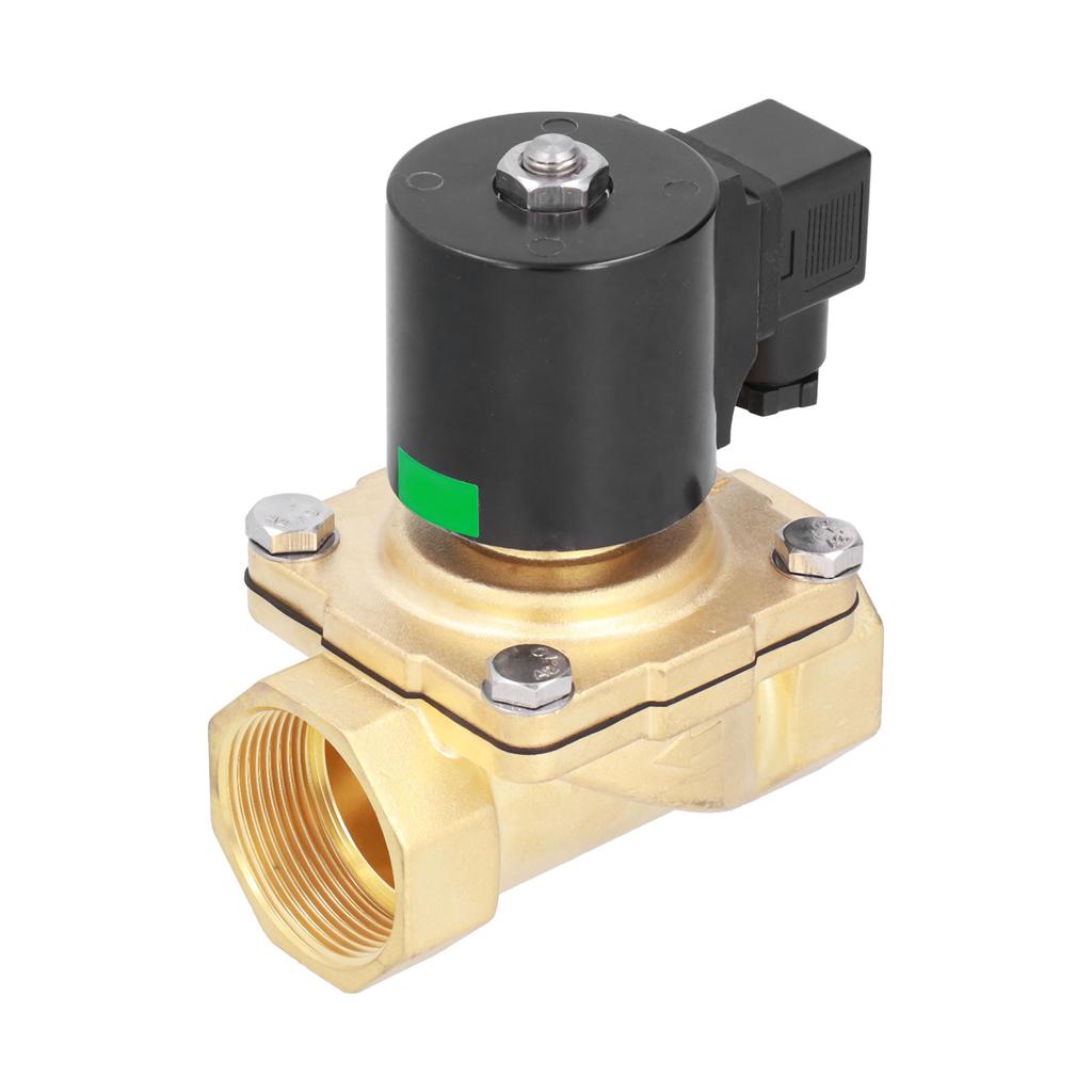 Electric Solenoid Valve Diaphragm Type Straight Pull for Water Air Gas G1‑1 2in 2W41‑40GBNDC12V
