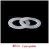 PVC Fish Tank Inlet/Outlet Waterproof Connector with Extended Male/Female Threads