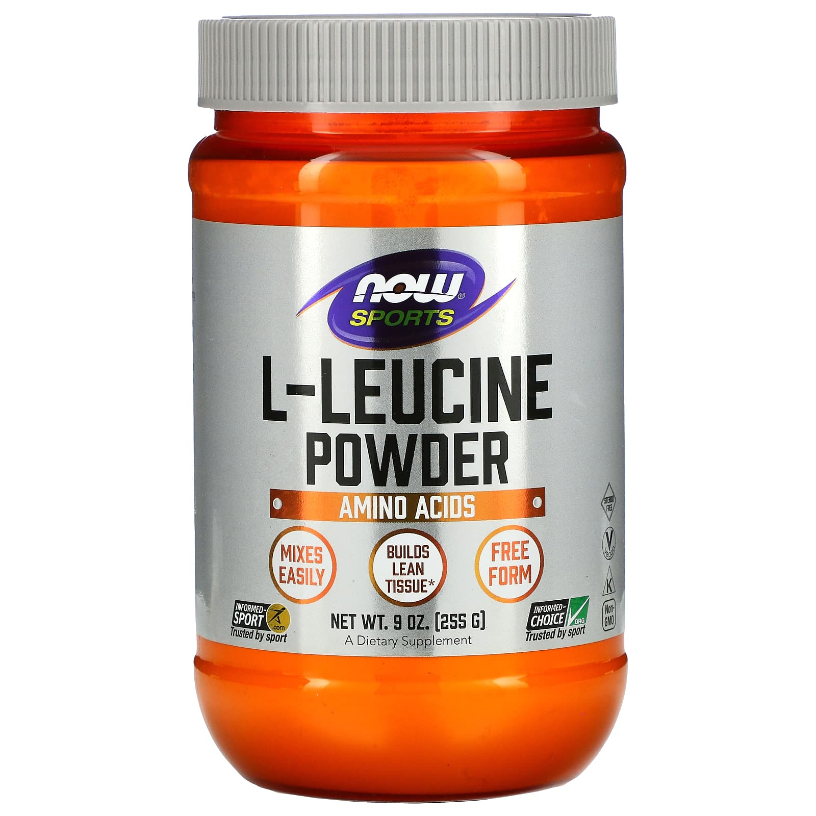 

Sports, L-Leucine Powder, 255G(9Oz)
