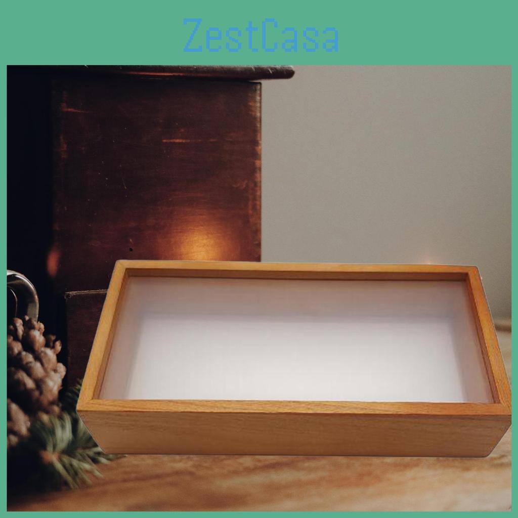 Getrocknete Schattenrahmenblumen Box Bildrahmen Tischdekoration DIY Holzboxen Vitrinen