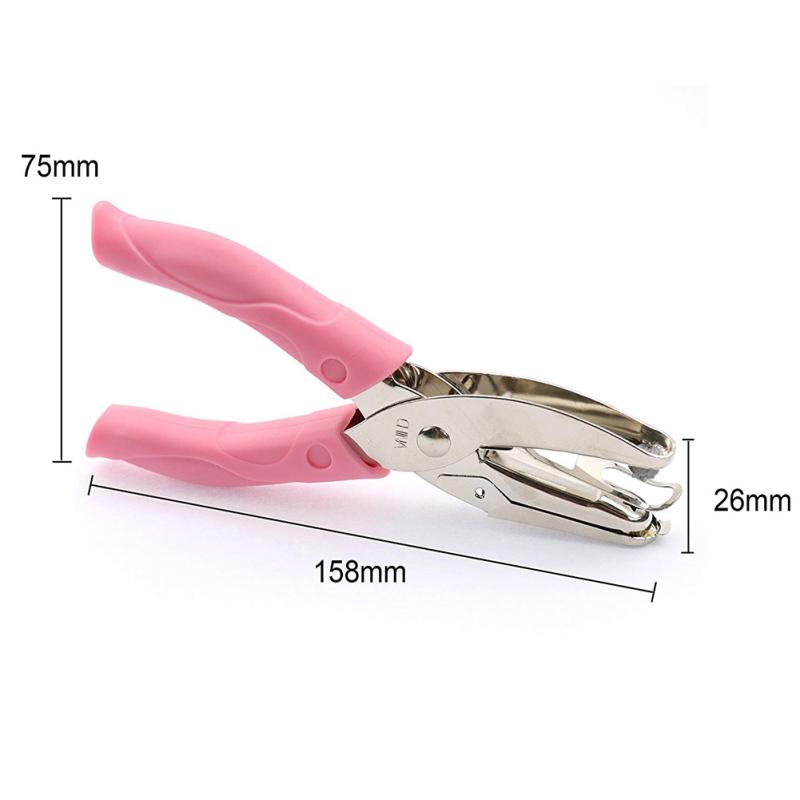 Handheld Hole Paper Punch Various Shapes Hole Single Hole Puncher