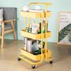 maxcook 3-Tier Rolling Kitchen Storage Cart