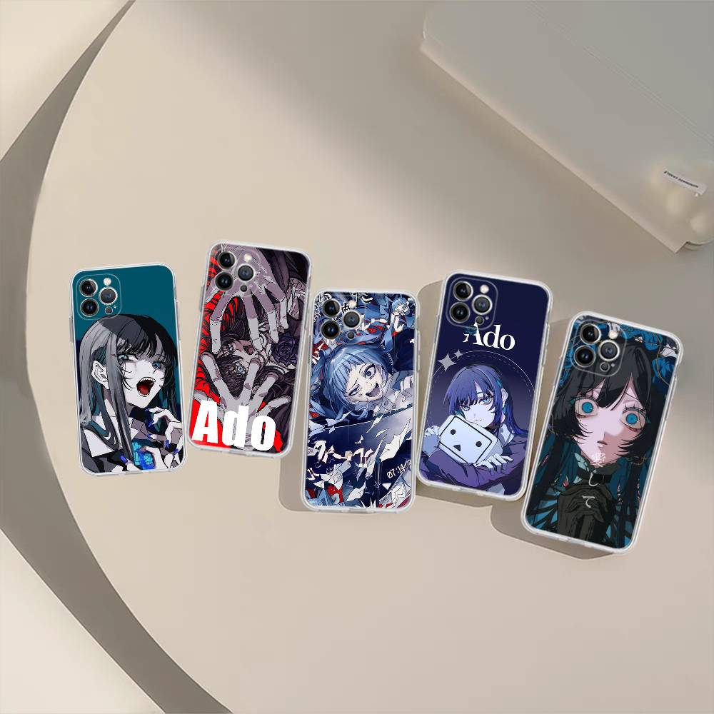 Virtual Singer Ado For IPhone 17 16 15 14 13 12 11 Pro Max Plus Mini Funda For Transparent Cover