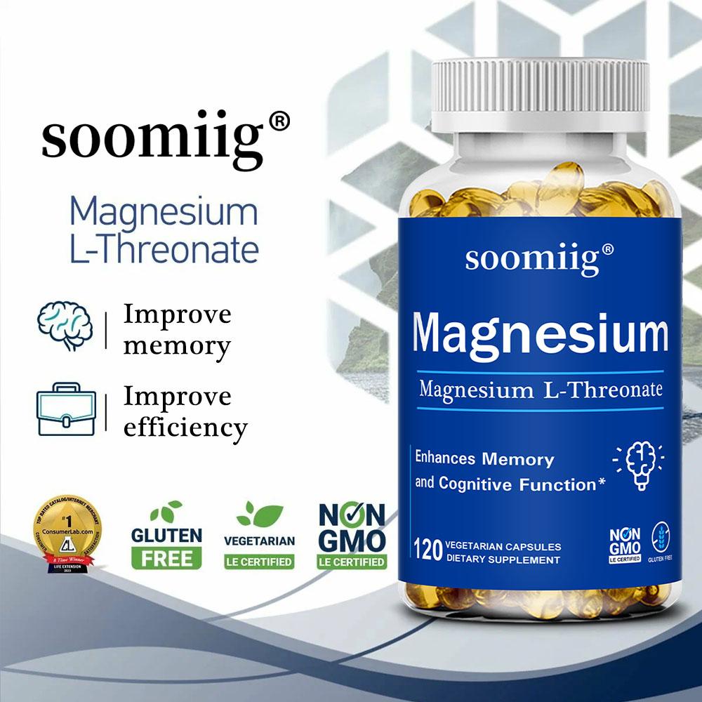 Magnesium Supplements Can Promote Brain Health and Improve Memory 120 Capsules