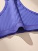 7 Stück Damen Strings Slips Baumwolle Gestreift Unterwäsche Sexy Unterhosen Einfarbiges Höschen Weiche G-Strings Damen Dessous Übergröße XS-XL