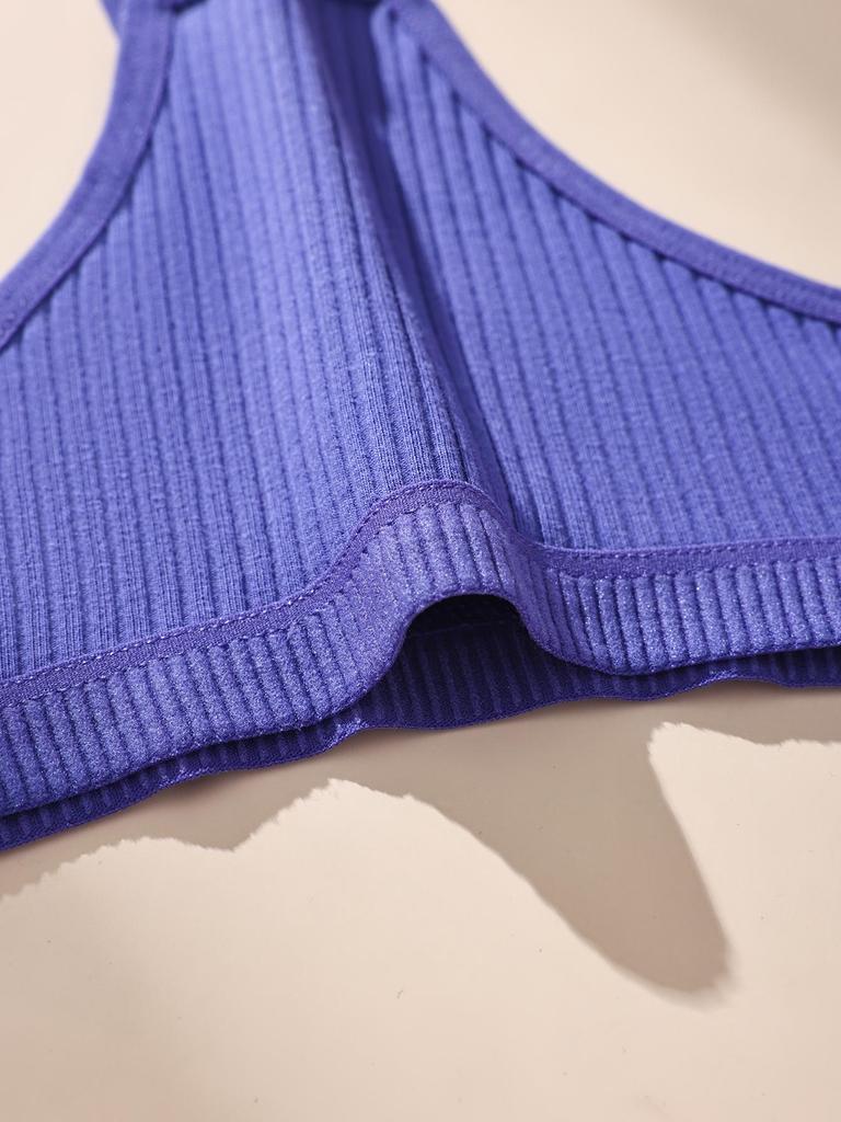 7 Stück Damen Strings Slips Baumwolle Gestreift Unterwäsche Sexy Unterhosen Einfarbiges Höschen Weiche G-Strings Damen Dessous Übergröße XS-XL