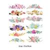 New Full-Page Flower & Butterfly Heat Transfer Sticker