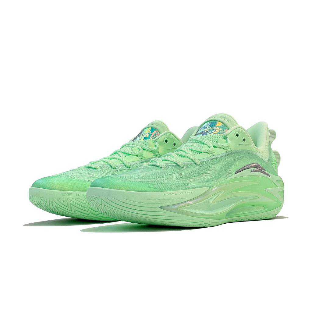 Anta A-Shock Pro Awakening Professional Basketball Shoes Men sneaker Fluorescent-Equator-Green 112631606S-8