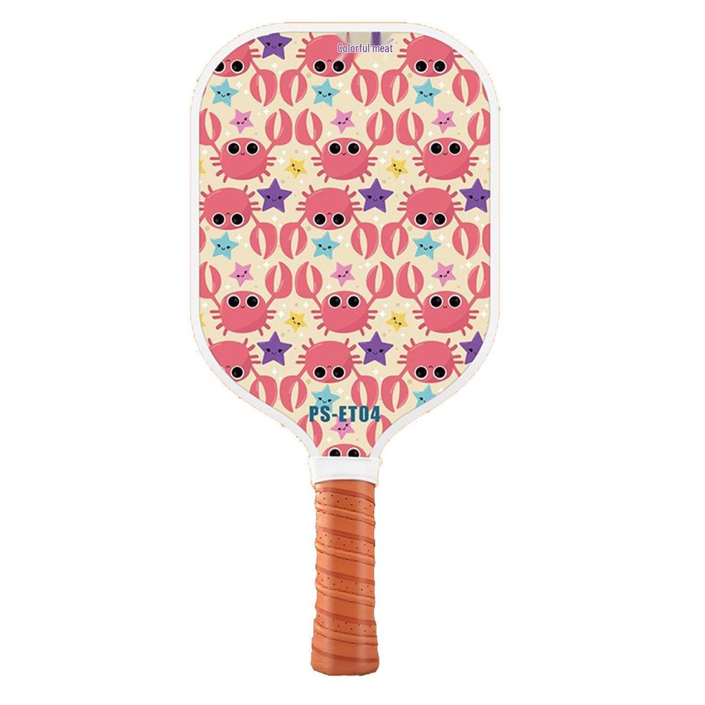 Children's Cartoon Fiberglass Pickleball Paddle Set
