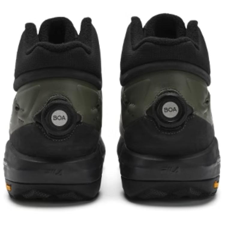 Fila Bequeme Mid-Top Outdoor-Funktionsschuhe Herrenschuhe Teegrau Schwarz A12M441110FTB