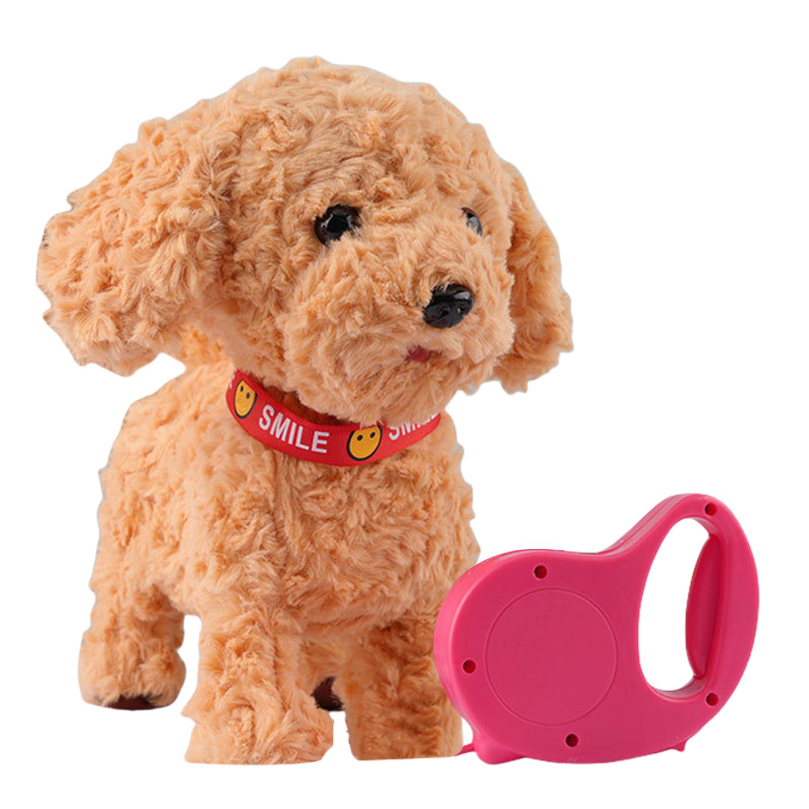 

Simulated Dog Toys Plush Electric Toys for Children Walking Electric Dog Stalls Electronic Puppy Pet Decorations and Ornaments