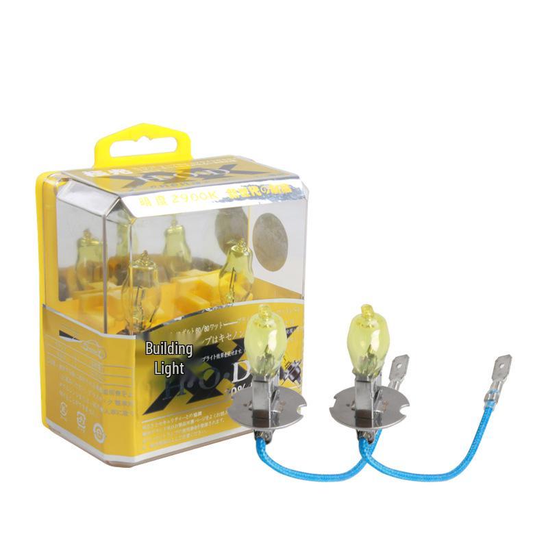 Super White Halogen Car Headlight Bulb 12V, 100W, Quartz H4 9006 H11 Xenon HOD Lamp